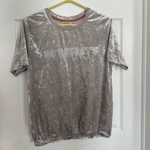 Bluenotes Velvet Silver Top